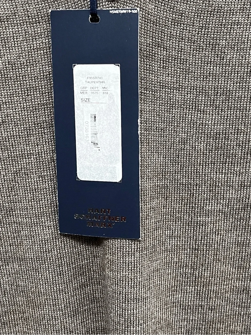 Hart Shaffner Marx 100% Merino Wool Vest Size Large NWT